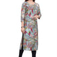 Multicolour Digital Print Straight Kurti Muslin