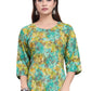 Parrot Green Kurti - Muslin