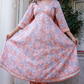Peach Color Pure Mul-Mul Kurta With Pant and Dupatta