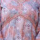 Peach Color Pure Mul-Mul Kurta With Pant and Dupatta