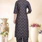 Black Pathani Set Muslin