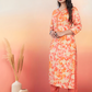 Orange Muslin 2 Pc