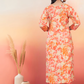 Orange Muslin 2 Pc