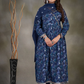 Muslin 3 Pc Set (Navy Blue)