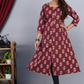 Maroon Aline Kurta