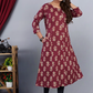 Maroon Aline Kurta