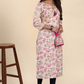 Flower Printed Kurta (Cream)