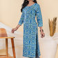 Blue Straight Kurti