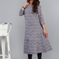 Grey Aline Kurta