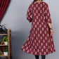 Maroon Aline Kurta