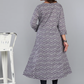 Grey Aline Kurta