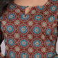 Maroon Straight Kurti Size