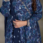 Muslin 3 Pc Set (Navy Blue)