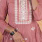 Peach Embroidery Tunic