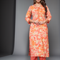 Orange Muslin 2 Pc