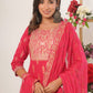 Pink 3 Piece Sharara Set