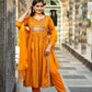 Golden Color Kurta with Pant and Dupatta