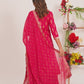 Pink 3 Piece Sharara Set